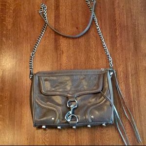 Rebecca Minkoff Mac Crossbody EUC Gray Leather